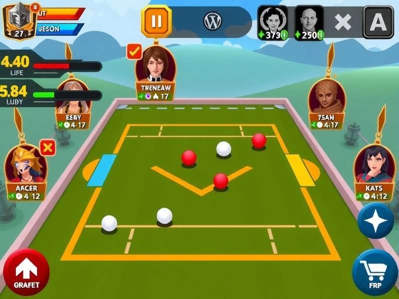 Heroic Carrom Warriors gameplay screenshot